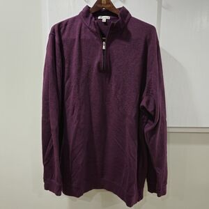 Peter Millar Mens Crown Comfort Interlock 1/4 Zip Pullover Shirt XXL Knit Golf